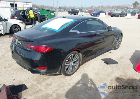 2017 Infiniti Q60 3.0T Premium z USA, uszkodzony, nr VIN JN1EV7EK9HM361213